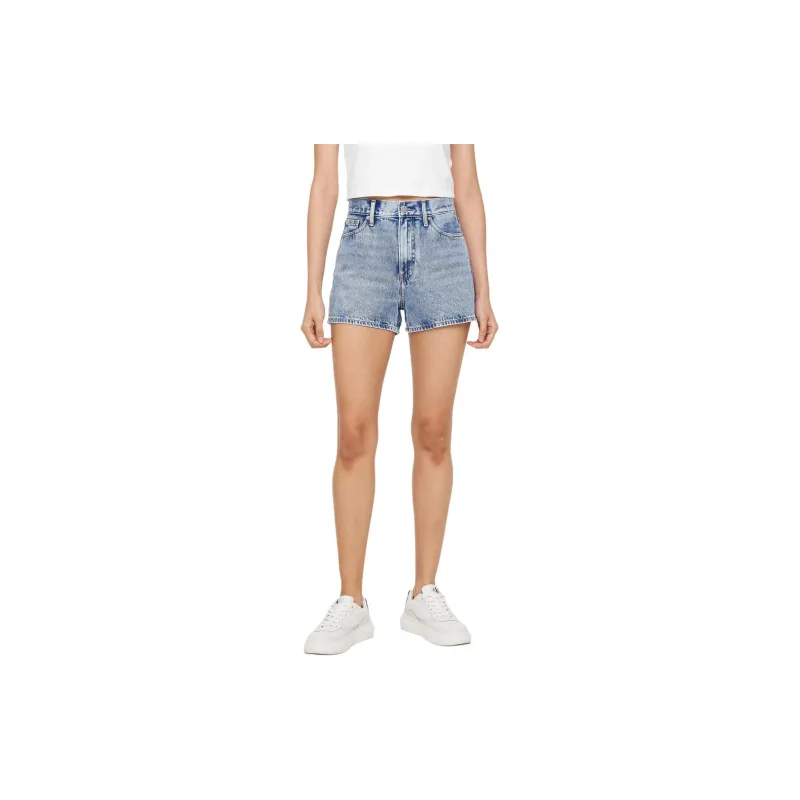 CALVIN KLEIN Denim Shorts Women's Light Blue-6