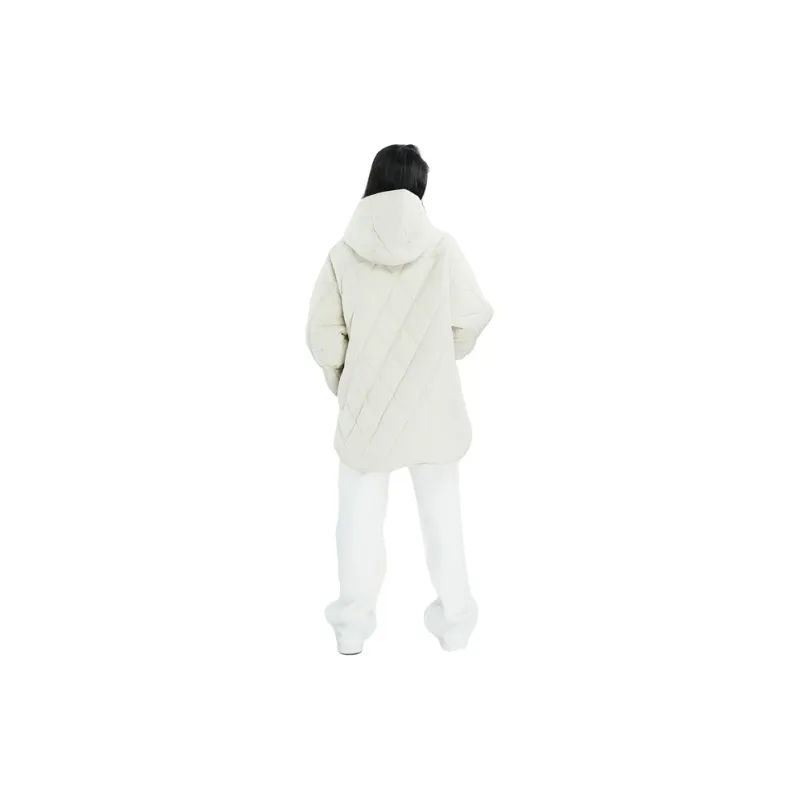 ZARA Puffer Jacket Women's Ecru-2
