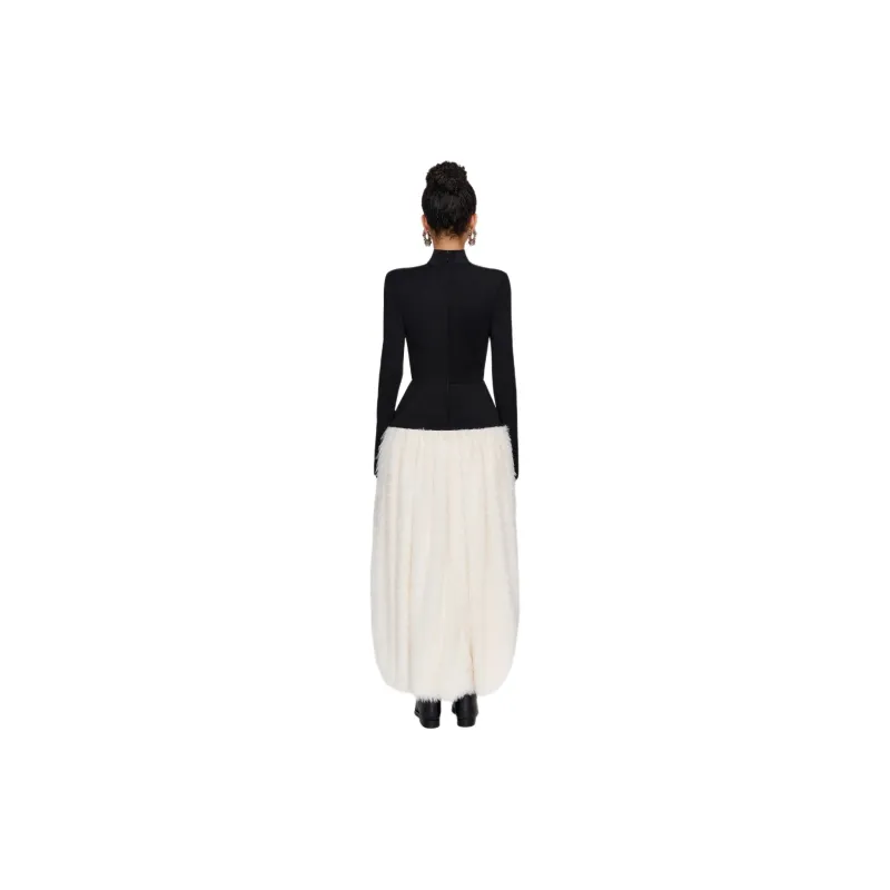 MONTSAND FW24 Camila Dress Long-Sleeved Dresses Women's Black-2