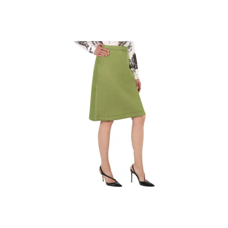Burberry Casual Short Skirts Women's Green-5