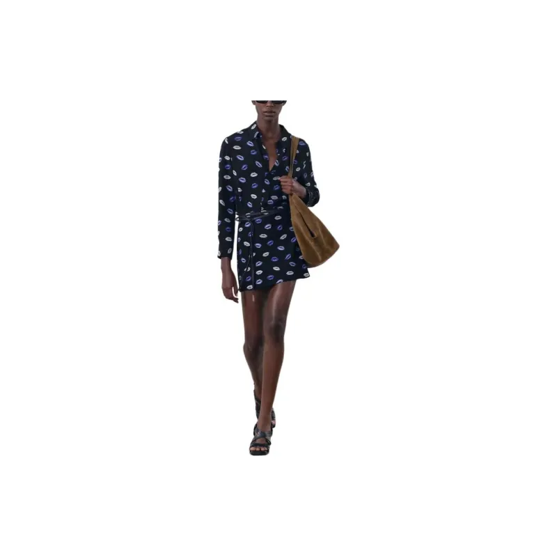 ZARA Casual Short Skirts Women's Multicolor-2