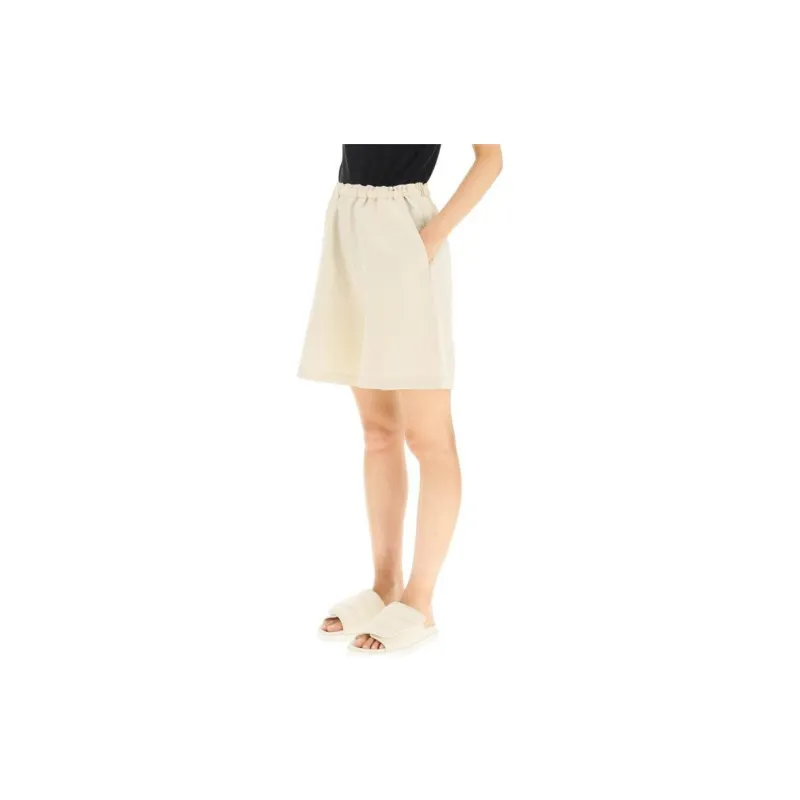 TOTEME Casual Shorts Women's Beige Yellow-3