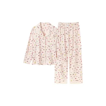 Sleeping Beauty Pajama Set Women's Peach
