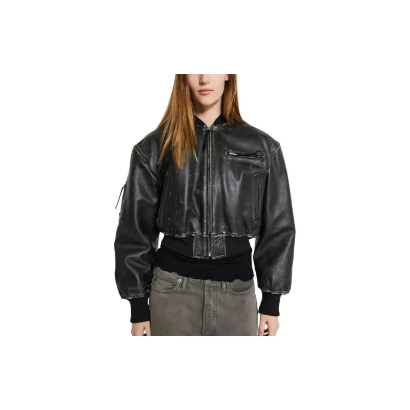 Acne Studios Zip Up Bomber Jacket-4