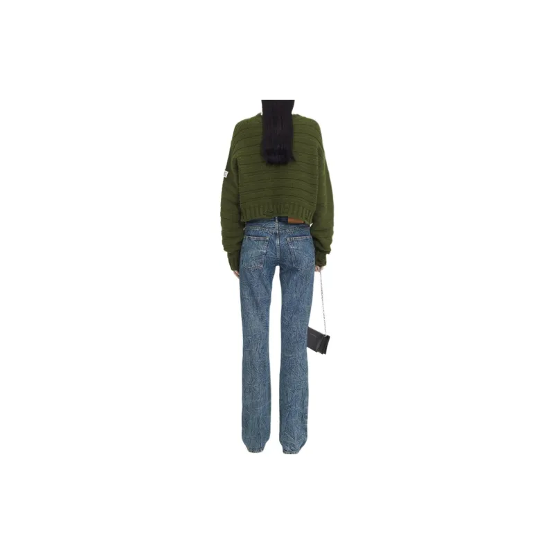 MM6 Maison Margiela Numbers Patch Distressed Jumper-3