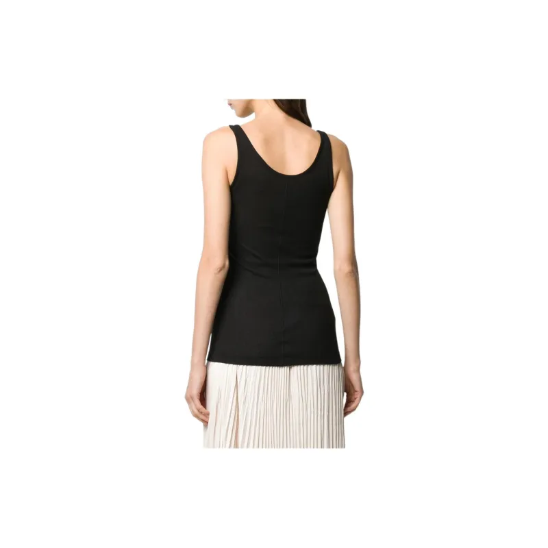 VINCE Ribbed Sleeveless Tank Top-2