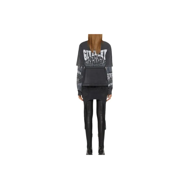 Givenchy T-Shirts Women's Gray-3