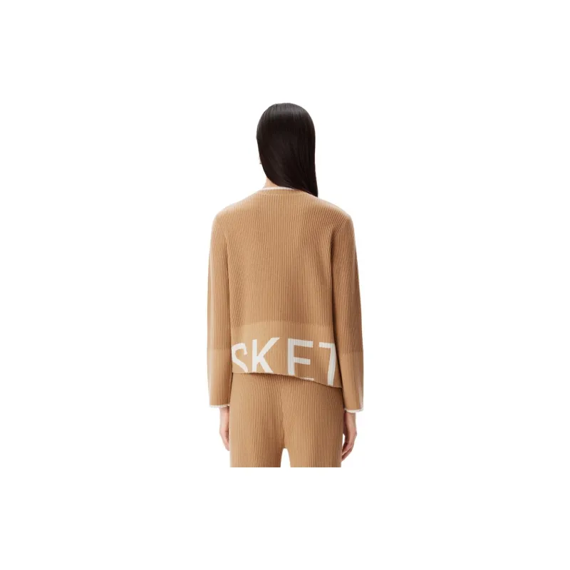 XII BASKET Sweater Women's Khaki-1