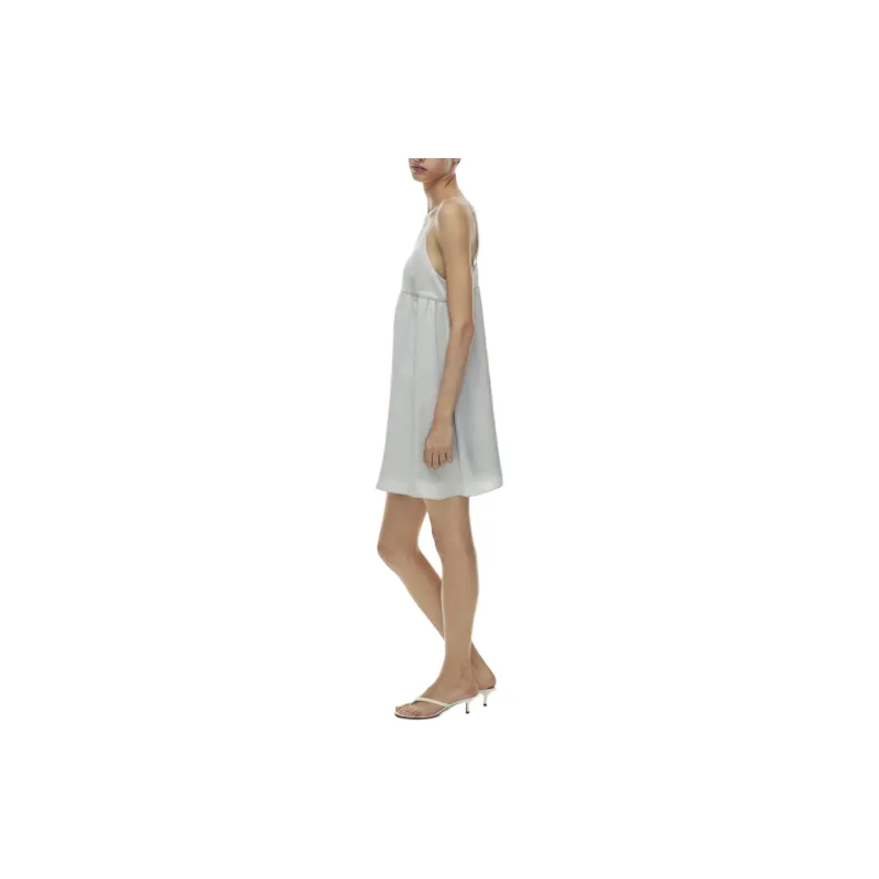 ARITZIA Wilfred Lover Satin Mini Dress Slip Dresses Women's Cool Iced Mint-4