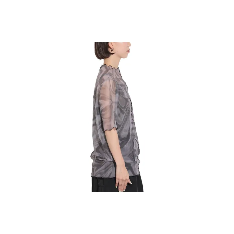 Beams T Shirt Women's Charcoal Gray-8