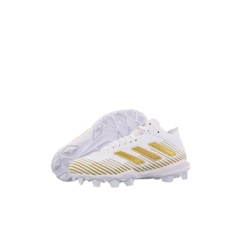 Adidas Freak Mid 20 Anti Slip Wear Resistant Kids' Soccer Shoes White Kids'-2