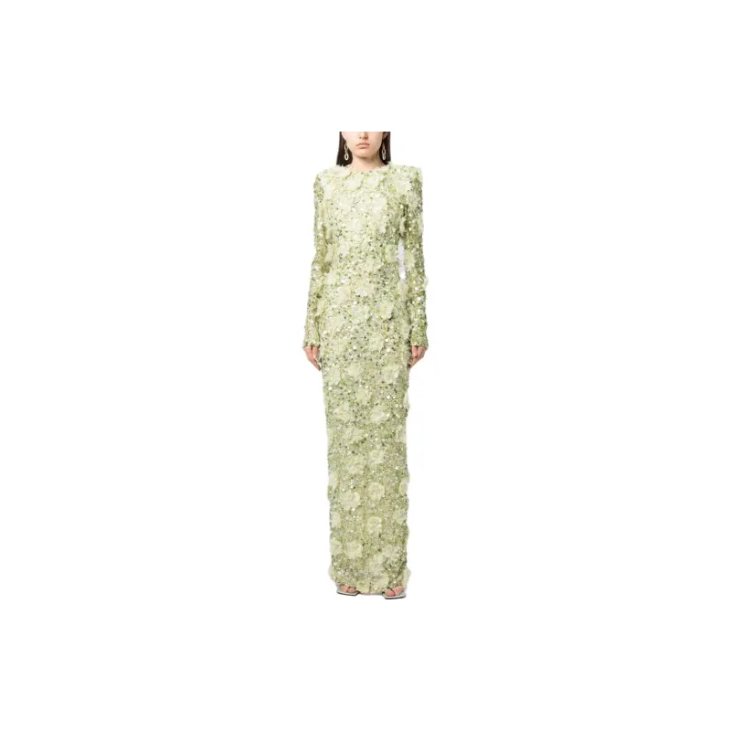 RACHEL GILBERT Karla Embellished Gown Dress-1
