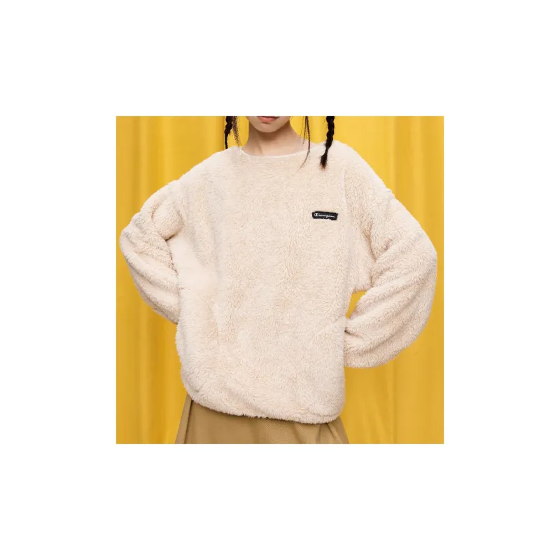 Champion FW22 Women's Collection Sweatshirt Japan Version Women's Light Khaki-2