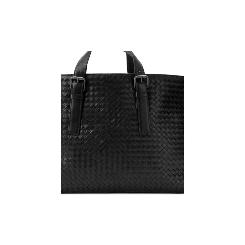 Bottega Veneta Leather Handbag Women's Black-5