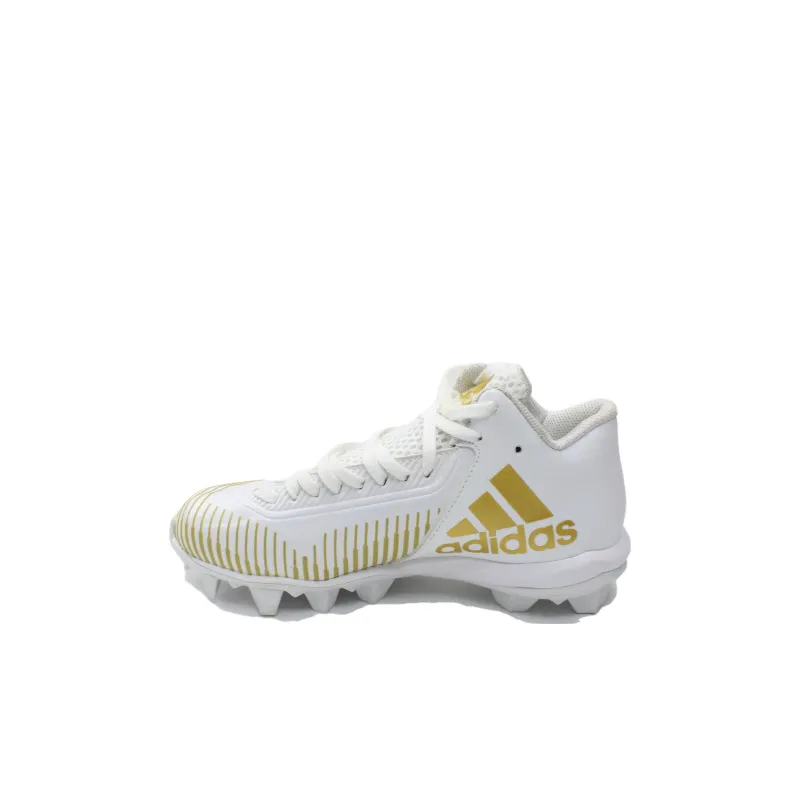 Adidas Freak Mid 20 Anti Slip Wear Resistant Kids' Soccer Shoes White Kids'-4