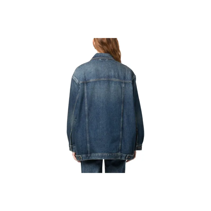 NILI LOTAN Button-up Denim Jacket-3