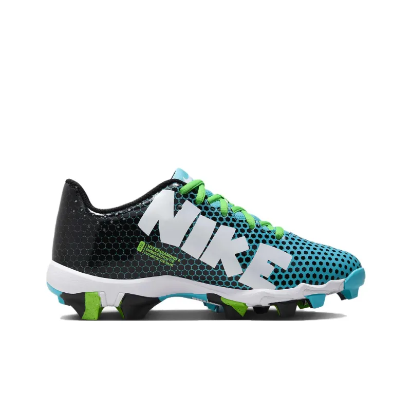 Nike Hyperdiamond 4 Keystone GG GS 'Black Baltic Blue'-1
