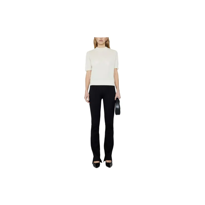 Anine Bing Lex Mid-rise Flared Trousers-1