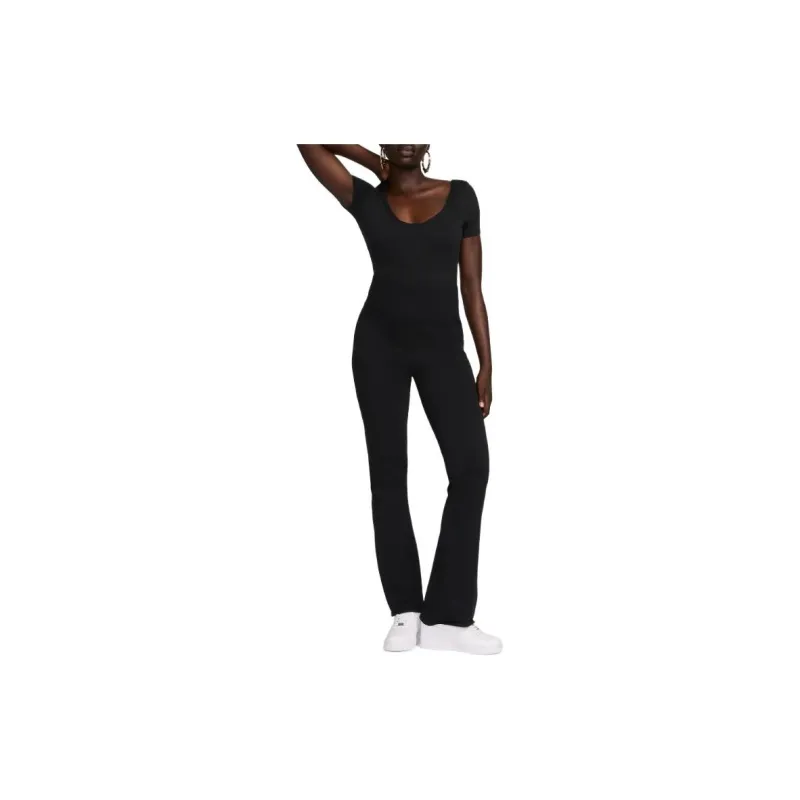 Nike Sportswear Chill Knit Women's Tight Sweater Short Sleeve Bodysuit-1