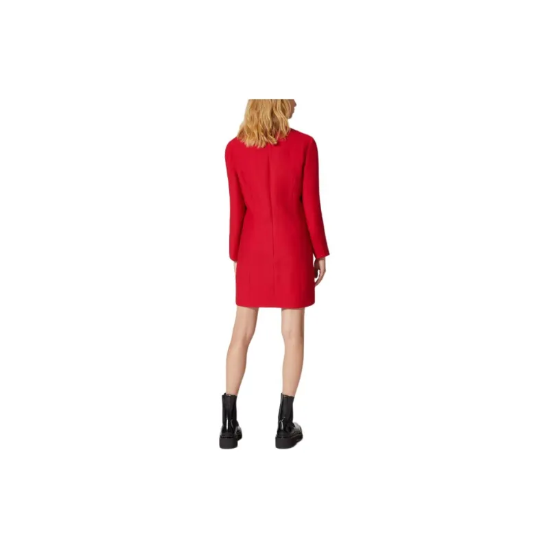 Valentino Long-Sleeved Dresses Women's Red-2
