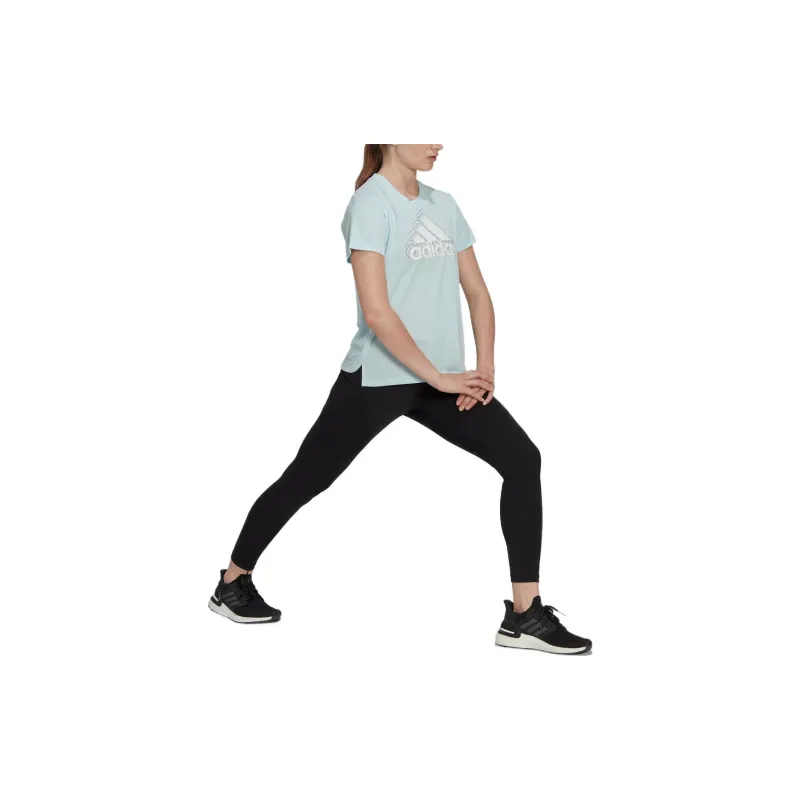 Adidas BRAND LOVE T-Shirts Women's Blue-3