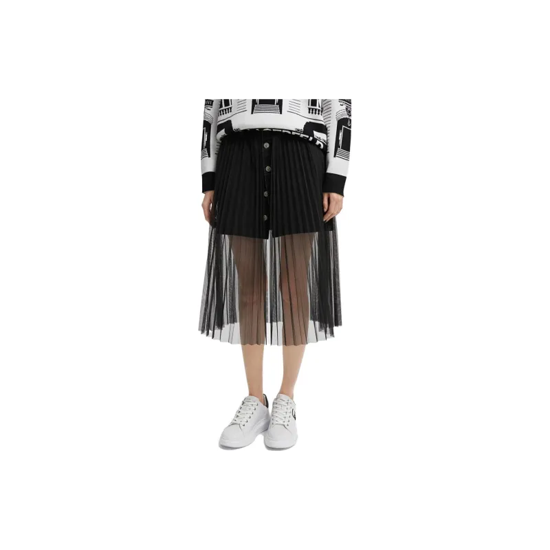 KARL LAGERFELD Casual Long Skirts Women's Black-1