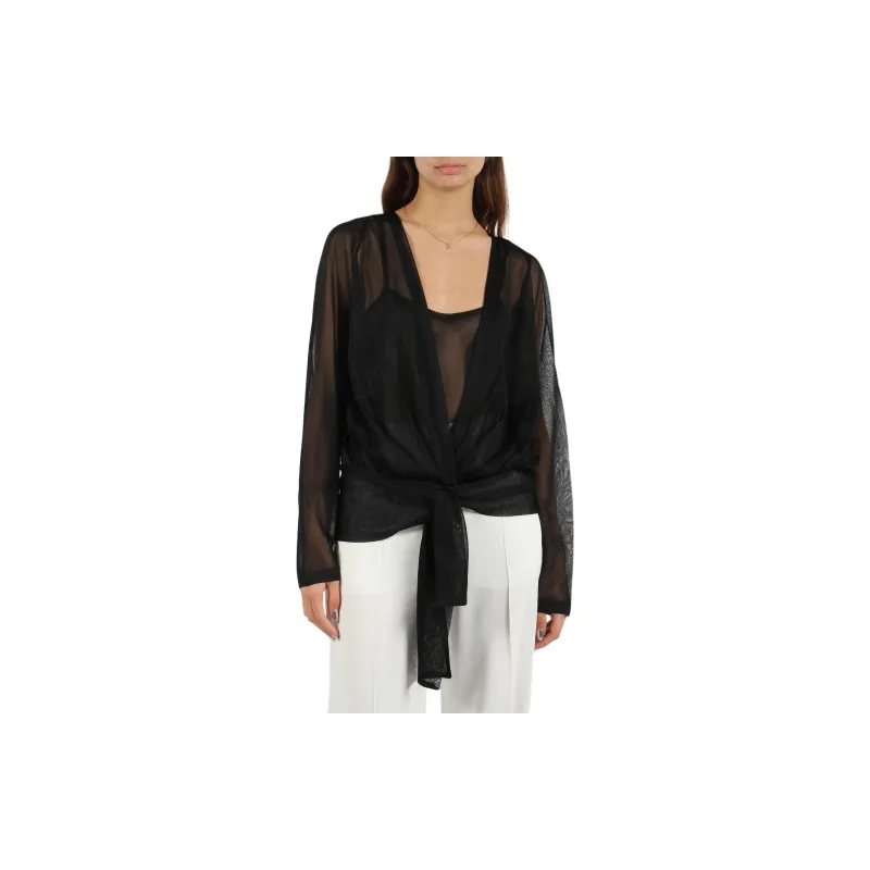 ALBERTA FERRETTI V-Neck Top-1