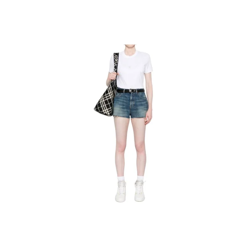 Givenchy 4G Embroidered Crewneck T Shirt-3