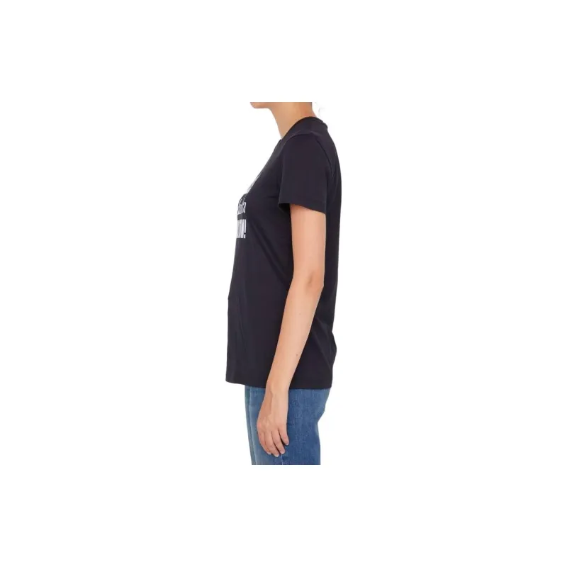 MaxMara Slogan print T shirt-4
