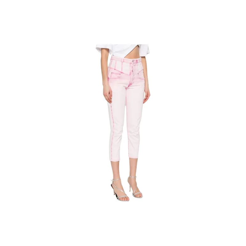 ISABEL MARANT Oliviani High Waisted Frayed Jeans-3