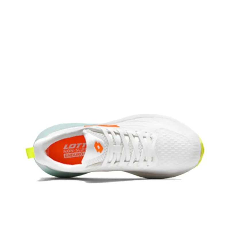 LOTTO Flying Anti Slip Wear Resistant Low Top Running Shoes Women's White Green-2