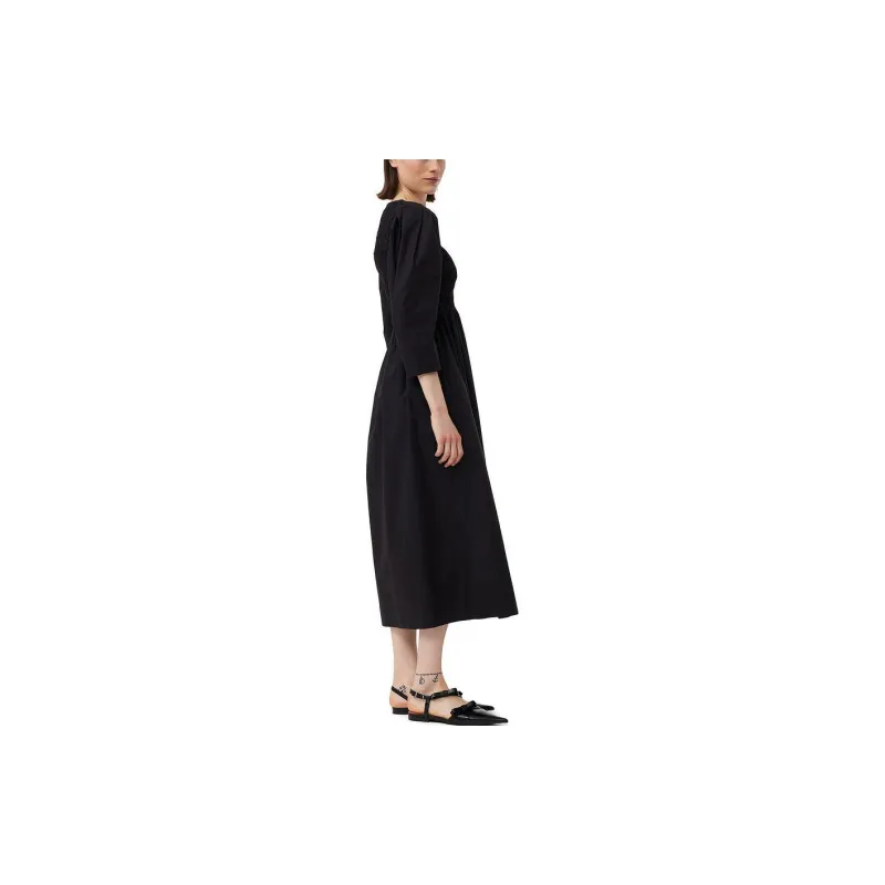 GANNI Poplin Organic Cotton Midi Dress-3