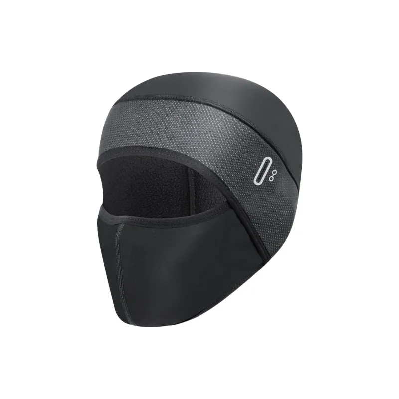 TANLU Riding Equipment Pullover Face Masks Outdoor Unisex Polyester O Grain Velvet 30*52CM Black Dark Gray-0