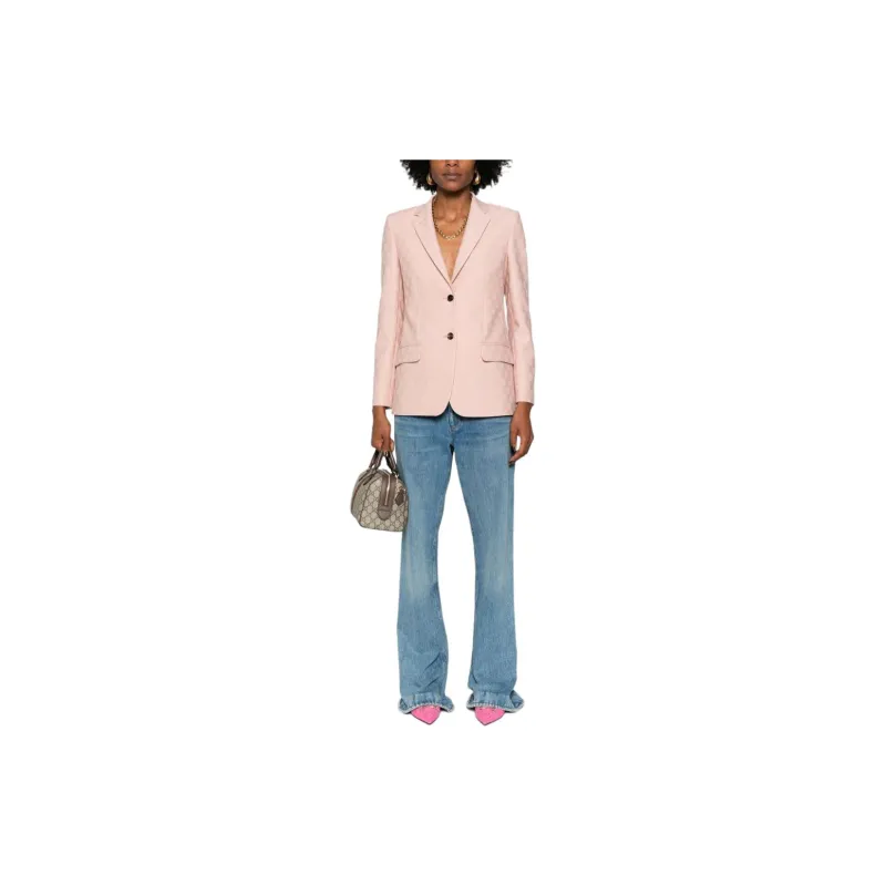 GUCCI GG jacquard Wool Blazer-1