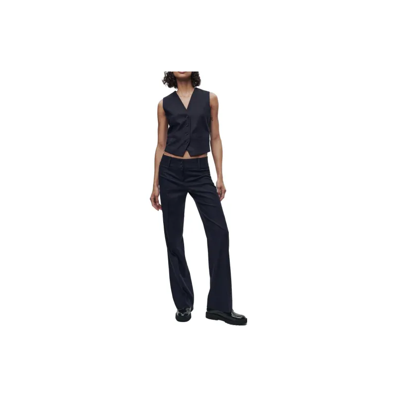 ZARA Suit Trousers Women's Blue-4