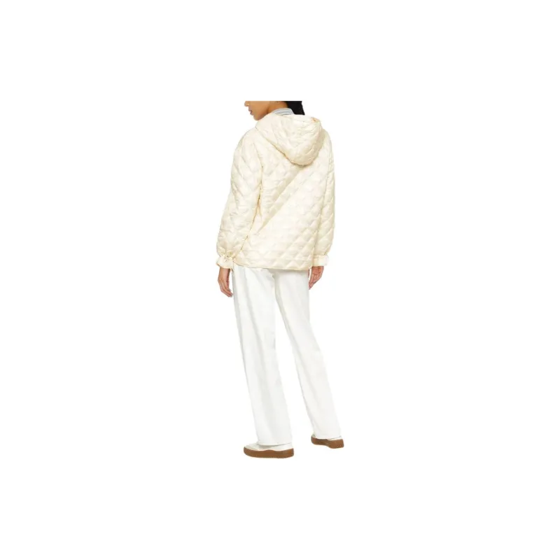 TWINSET MILANO Puffer Jacket Women's Beige Yellow-3