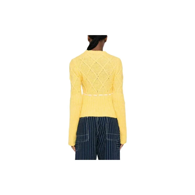 CORMIO Floral Embroidered Knitted Jumper-2