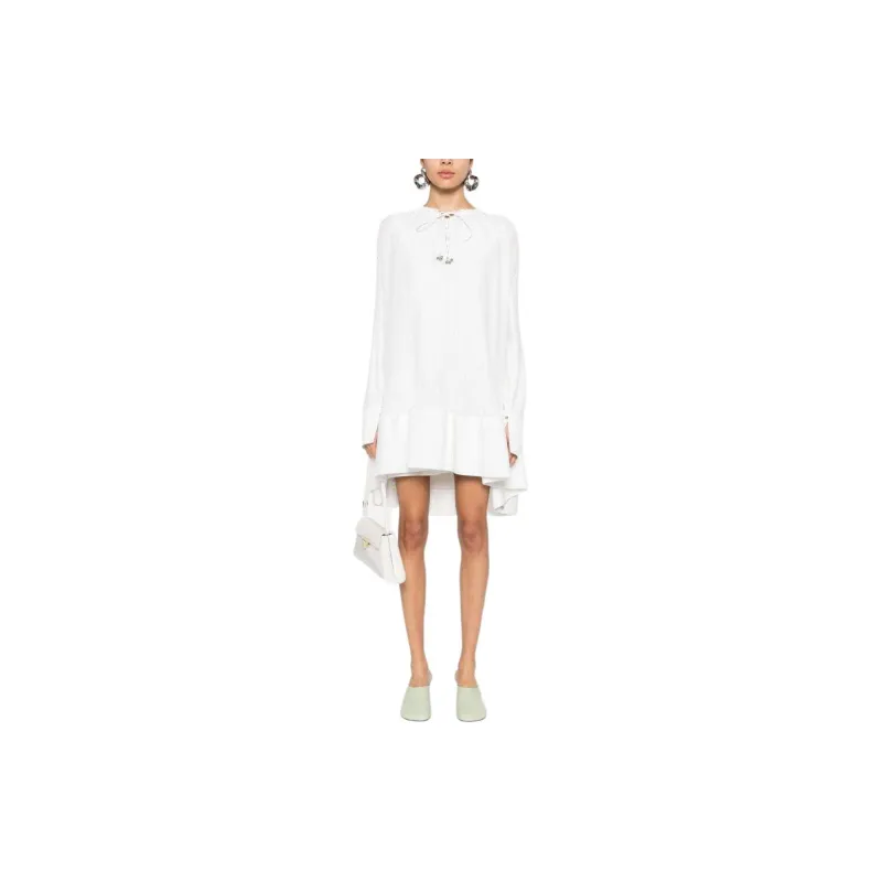 Lanvin Pleated Mini Dress-1