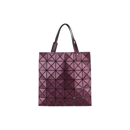 ISSEY MIYAKE Polyvinyl Chloride Tote Bag Shopping Bag Shoulder Bag Handbag Women's Bordeaux