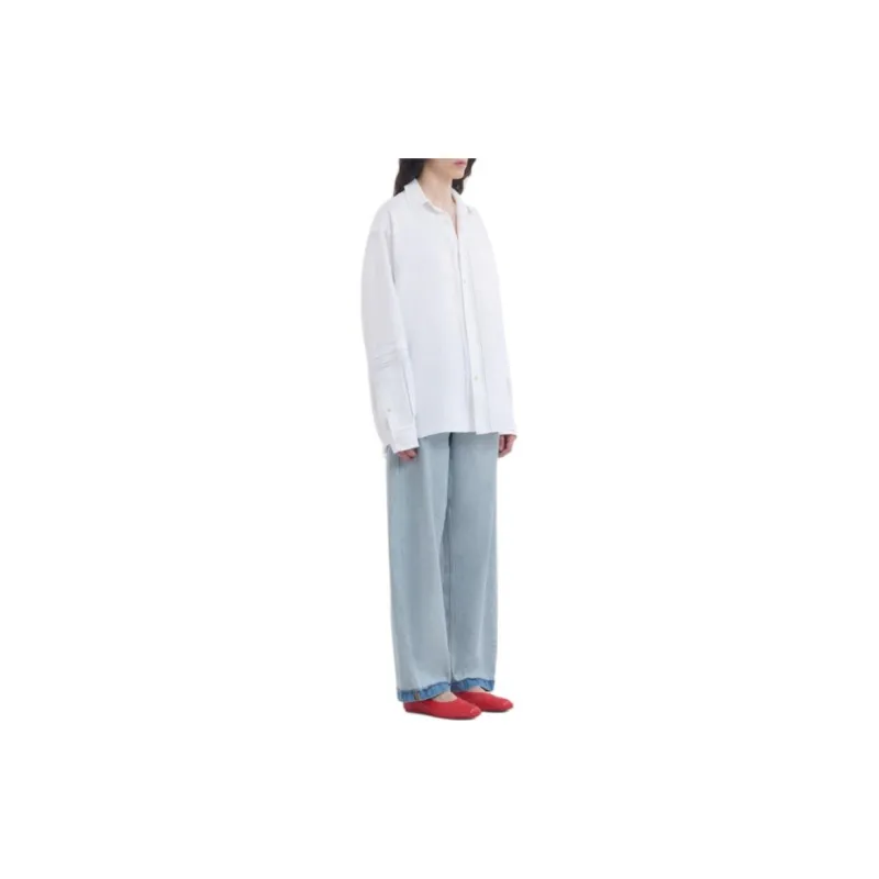 MARNI Openwork Embroidered Straight Hem Shirt-3