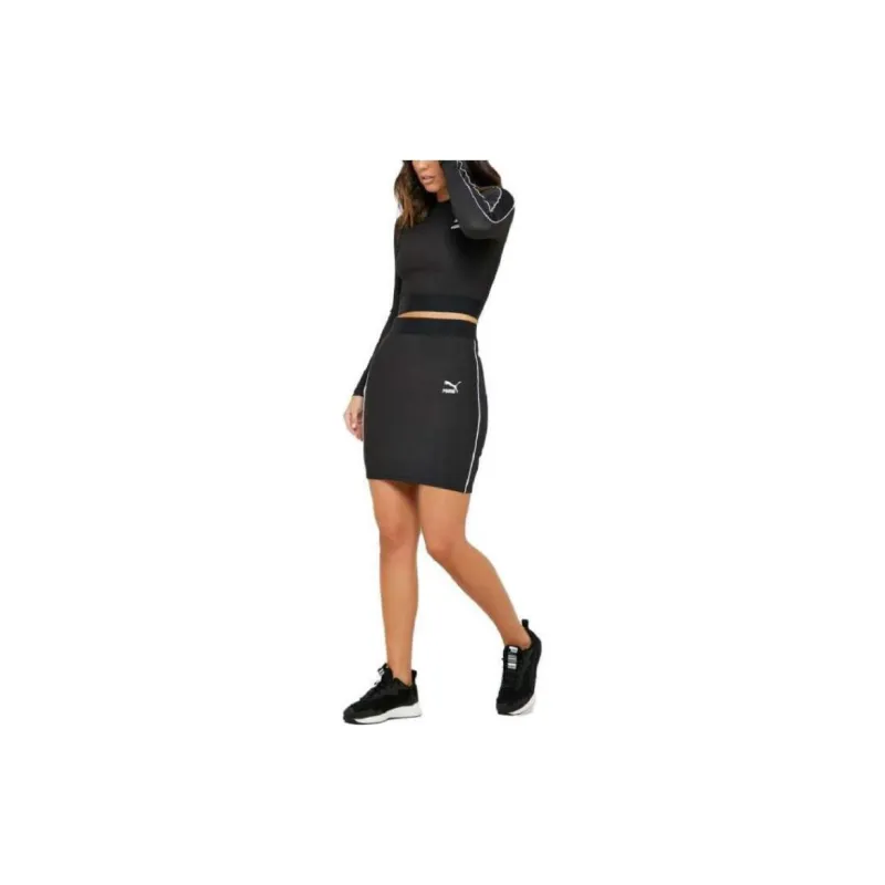 PUMA Casual Short Skirts Women's Black-6