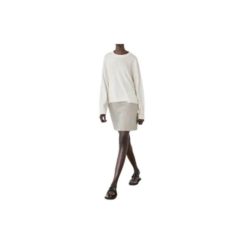 Massimo Dutti Cashmere Sweater Women's Ecru-2