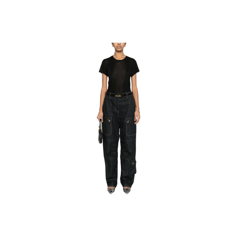 TOM FORD Logo Plaque Crewneck T Shirt-2