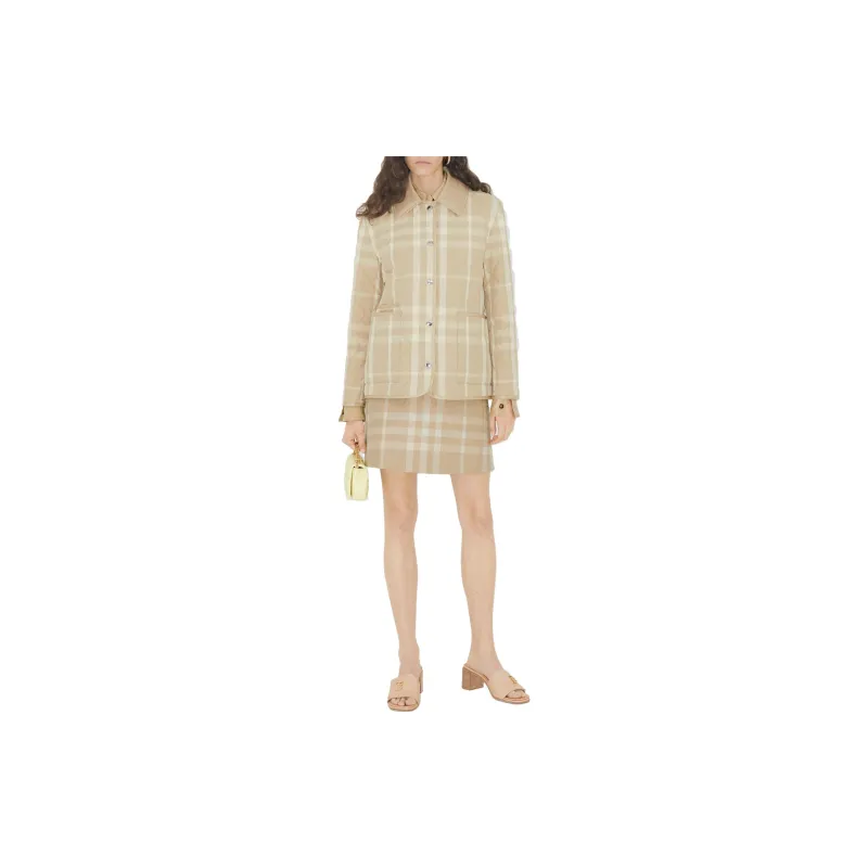 Burberry Jackets Women's Soft Yellow Umber-2