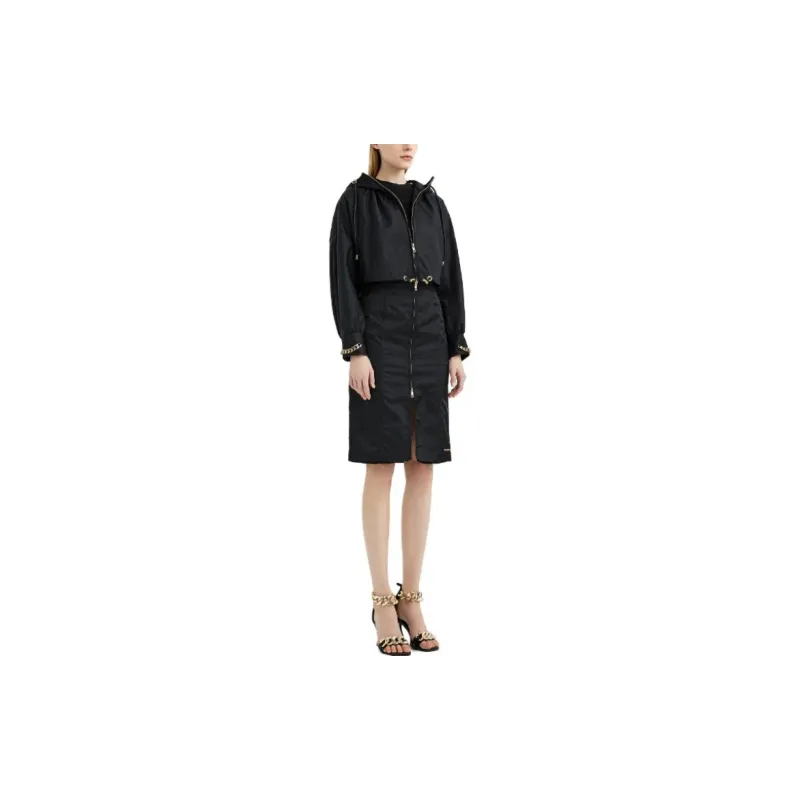 KARL LAGERFELD Casual Long Skirt Women's Black-4