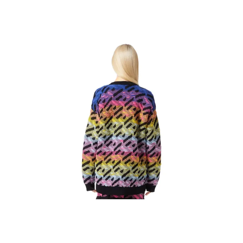 VERSACE SS22 Cashmere Sweater Women's Multicolor-3