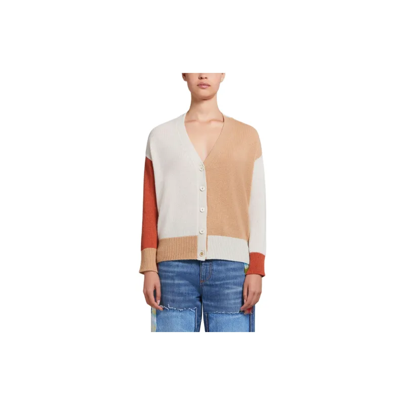 MARNI V-Neck Buttoned Cardigan-1