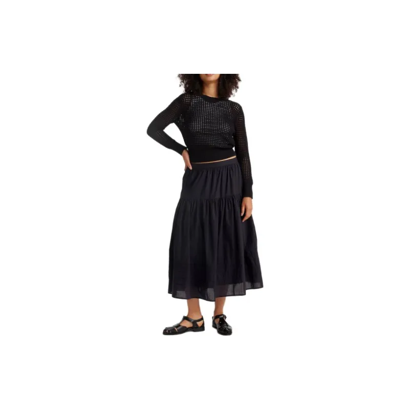 Levi’s Casual Long Skirts Women's Black-2