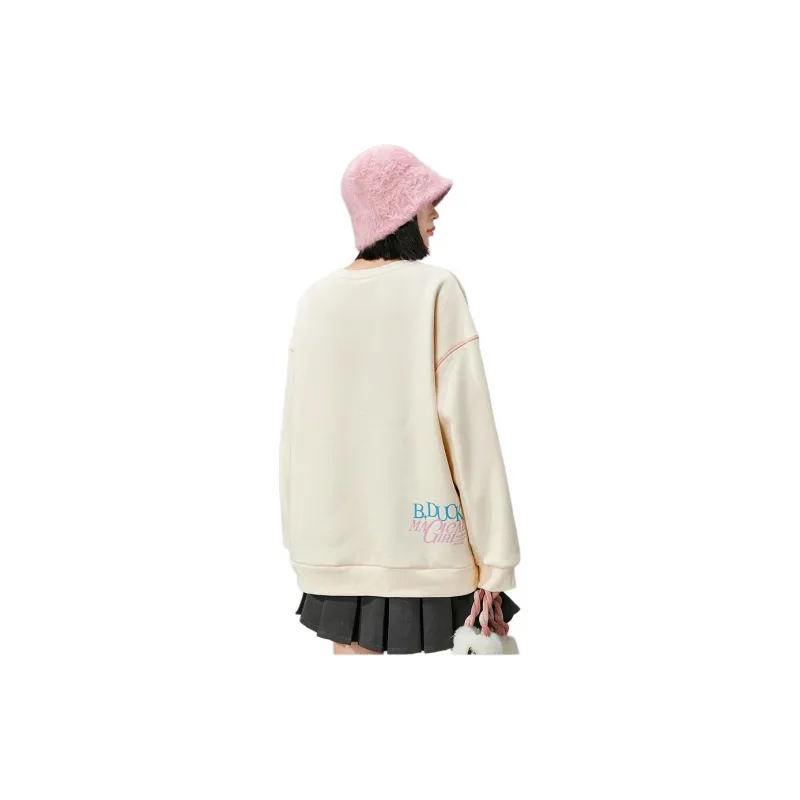 B.Duck Sweatshirt Women's Light Yellow-1