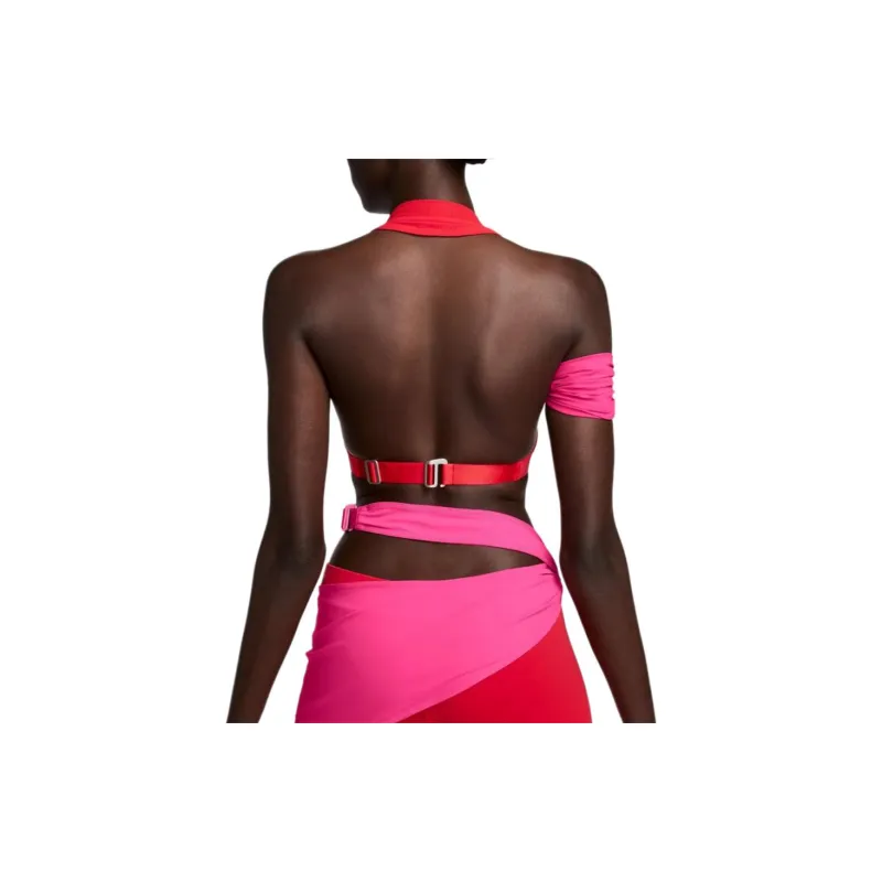 Nike X Nike Le Haut Drape Top Dark Pink-5